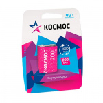 Аккумулятор КОСМОС крона 6F22 200 mAh 1BL (1/12/240)