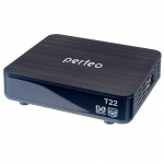 Приставка для цифр. TV PERFEO DVB-T2 (PF-120-1) внешн. блок питания, пульт ДУ, кабель HDMI в комплекте (1/20)