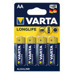 Элементы питания Varta LONGLIFE LR6 4BL (4106101414) (4/80/400)