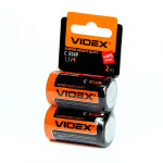 Элементы питания VIDEX R14/C 2pcs SHRINK CARD (24/480) 