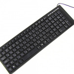Клавиатура проводная PERFEO PF_4509 "PYRAMID" Multimedia, USB, чёрн (PF-8005) (1/10)