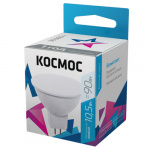 Лампы светодиодные КОСМОС, JCDR,10.5w, GU5.3, 4500K, яркий (1/10/80)