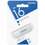 USB2.0 флеш-накопитель SmartBuy 16GB Scout White (1/10)