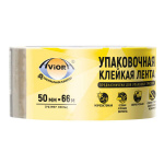 Лента AVIORA клейкая 50 мм x 66 м, тёмная (50 мкм) (скотч) (1/36) 