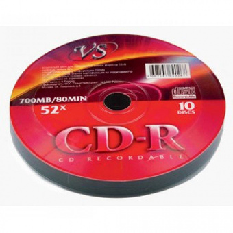 Диски CD-R VS Bulk 10 52x 80min (10/600)