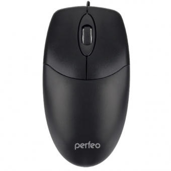 Мышь проводная PERFEO PF_A4752 "DEBUT", 3 кн, DPI 1000, чёрный (1/100)