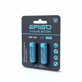 Элементы питания EPILSO  LR6/AA 2 Blister Card 1.5V (20/360)