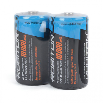Аккумулятор Robiton HR20/D 10000 mAh 2S (Ni-MH) (2/10/60)