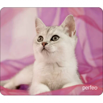 Коврик для мыши PERFEO PF_D0679, size: 194x233x3mm «Cat», Рис.35 (1/250)