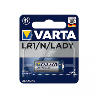 Элементы питания Varta LR1 (N) 1BL, 1.5V LADY (4001) (1/10/100)