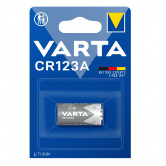 Элементы питания Varta CR123 1BL Professional Lithium (6205) (1/10/100)