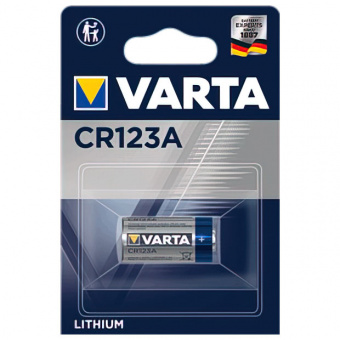 Элементы питания Varta CR123 1BL Professional Lithium (6205) (1/10/100)