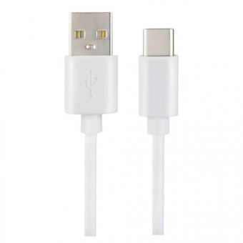 Кабель PERFEO U4704, USB2.0 A вилка - вилка Type-C,  1 м, белый, box (1/60)