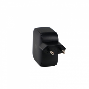 Зарядное устройство USB EPILSO EPD-PA225 65Вт GaN (USB-C x2, USB-A) чёрный (1/40)
