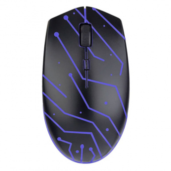Мышь проводная PERFEO PF_A4782 "MAZE", 4 кн, DPI 800-1200, чёрный, Game Design (1/100)