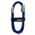 Кабель PERFEO U4904, USB2.0 A вилка - вилка Type-C,  3 м черно-синий (1/100)