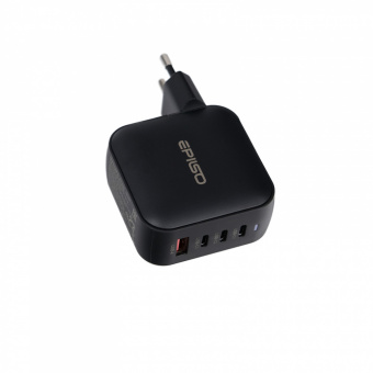 Зарядное устройство USB EPILSO EPD-PA230 100Вт GaN (USB-C x3, USB-A) чёрный (1/40)