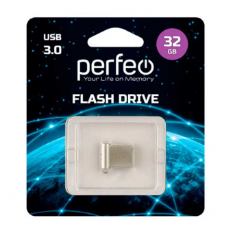 USB3.0 флеш-накопитель PERFEO 32GB M06 Metal Series (1/10)