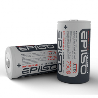 Аккумулятор EPILSO HR20/D 7500mAh 2BC 1.2V LSD (2/12/96)