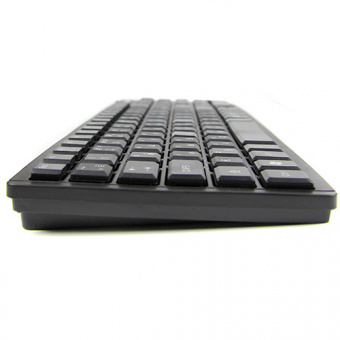 Клавиатура проводная PERFEO PF_4509 "PYRAMID" Multimedia, USB, чёрн (PF-8005) (1/10)