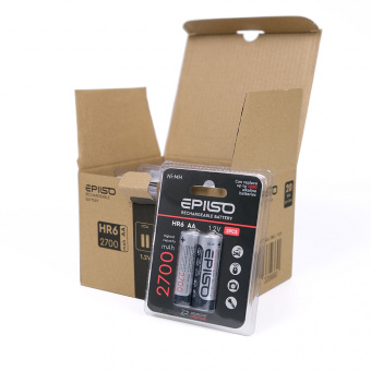 Аккумулятор EPILSO HR6/AA 2700mAh 2BC 1.2V (2/20/200) 