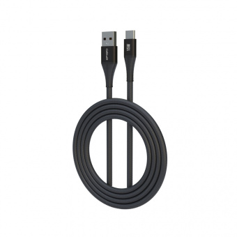 Кабель EPILSO EPD-C1035, USB-A вилка - USB-C вилка,  1.5 м, 15Вт, чёрный (1/100)