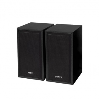 Колонки 2.0 PERFEO PF_4327, "CABINET" USB, мощность 2х3 Вт (RMS), черный (1/10)