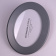 Фоторамка МДФ Еллоу-Фото овальная Лофт 15x20 Серый жемчуг (1/10)