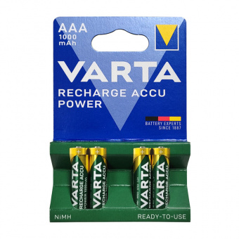 Аккумулятор Varta HR03/AAA 1000mAh 4BL (5703301414) (4/40)