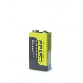 Элементы питания EPILSO 6F22 1 Shrink 9V крона (24/480)