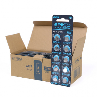 Элементы питания EPILSO AG 9 10BC 1.5V (394,936) (10/100/1600)