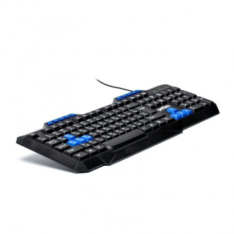 Клавиатура проводная PERFEO PF_5194 "COMMANDER" Multimedia, USB, чёрн, GAME DESIGN (1/20)