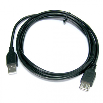 Кабель PERFEO U4502, USB2.0 A вилка - розетка A,  1 м (1/80)