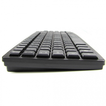 Клавиатура проводная PERFEO PF-8005 "PYRAMID" Multimedia, USB, чёрн (1/10)