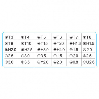 Отвёртка PERFEO PF_A4872 набор Mark с набором бит (насадок) 33 в 1 (1/50)