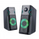 Колонки 2.0 PERFEO PF_B3376, "DISCO" USB, мощность 2х3 Вт (RMS), RGB подсветка 7 режимов, черный (1/10)