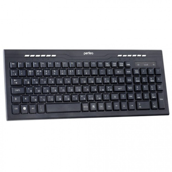 Клавиатура беспроводная PERFEO PF-8805 "MEDIUM" Multimedia, USB, чёрная (1/20)
