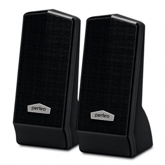 Колонки 2.0 PERFEO PF_4879, "CURSOR" USB , мощность 2х3 Вт (RMS), чёрный (1/30)