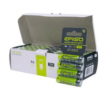 Элементы питания EPILSO R6/AA 4 Shrink Card 1.5V (60/1200)