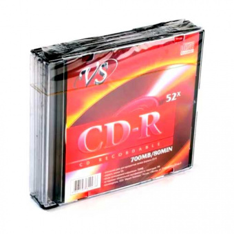 Диски CD-R VS Slim (5/200) 