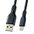 Кабель PERFEO I4318, USB2.0 вилка - вилка 8 PIN (Lightning), 1 м, чёрный, силикон (1/100)