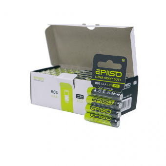 Элементы питания EPILSO R03/AAA 4 Shrink Card 1.5V (60/1440)