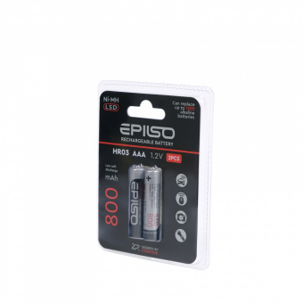 Аккумулятор EPILSO HR03/AAA  800mAh 2BC 1.2V LSD (2/20/200)