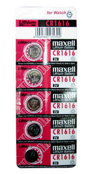 Элементы питания MAXELL CR1616 5BL (5/100)