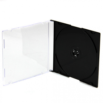 Коробки (BOX) для CD NoName чёрные Slim Case (50/200)