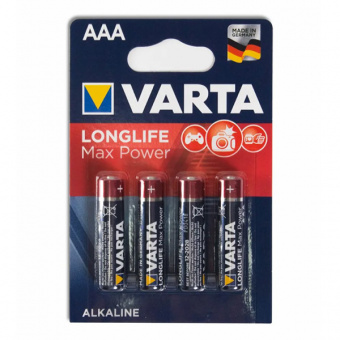 Элементы питания Varta LONGLIFE MAX POWER (max tech) LR3 4BL (4703) (40/200)