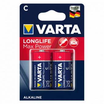 Элементы питания Varta LONGLIFE MAX POWER (max tech) LR14 2BL (4714101422) (2/20/200)