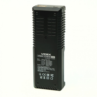 Зарядное устройство  VIDEX VCH-U100 (пустое, 1 х АА, ААА, SC, C, 18650, 14500 и др.) (1/20)