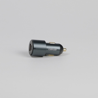 Зарядное устройство USB EPILSO EPD-CA115 100Вт авто (USB-C, USB-A) серый (1/100)