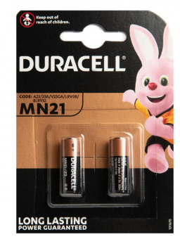 Элементы питания DURACELL MN21/A23 2BL, 12V (2/20/100)